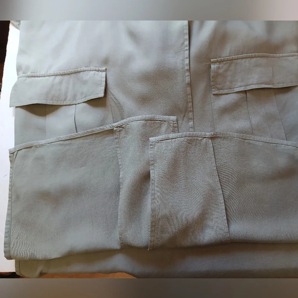 Walter Baker Utility vest jacket, size M, green, Safari Vacation, Lyocell. - Picture 12 of 15